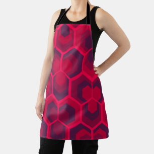 Hexagons Flowers Schort