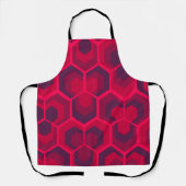 Hexagons Flowers Schort (Voorkant)