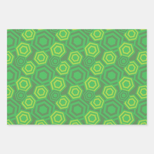 Hexagons Inpakpapier Vel (Voorkant)