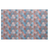 Hexagons Kornbloem en Roos Stof (Yard (91,4 cm))