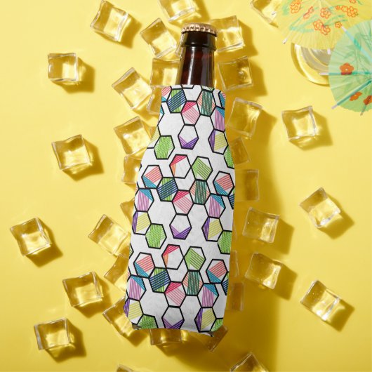 Hexagons met schroefdraad flesjeskoeler (Insitu Zomer)