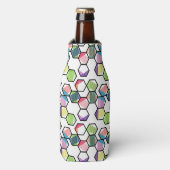 Hexagons met schroefdraad flesjeskoeler (Fles Voorkant)