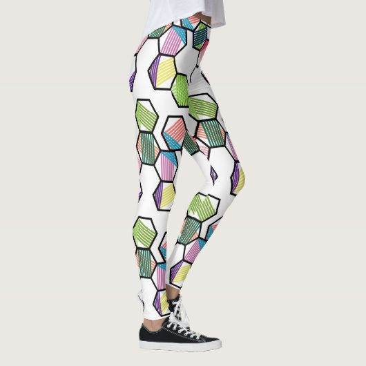 Hexagons met schroefdraad leggings (Rechts)