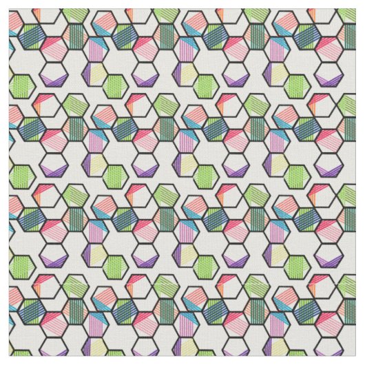 Hexagons met schroefdraad stof (Close Up)