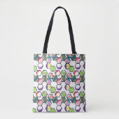 Hexagons met schroefdraad tote bag (Voorkant)