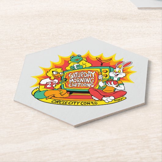 Hexagons zijn de sterkste vorm kartonnen onderzetters (Schuin)