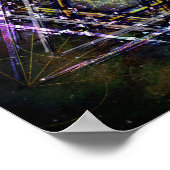 hexagramsymbool voor heilige geometrie poster (Hoek)