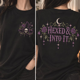 Hexed & Into It Heksenhoed Schedel Gotisch T-shirt