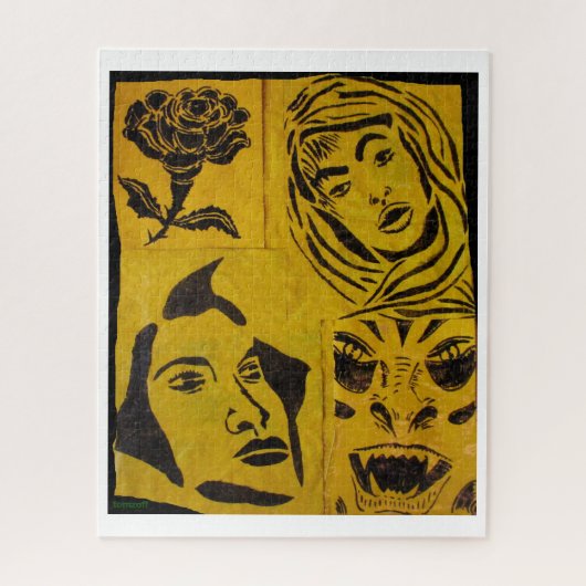 HEXEN-Puzzle -  Legpuzzel (Verticaal)