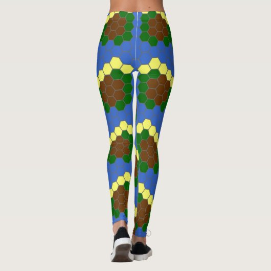 Hexmap-Leggings Leggings (Achterkant)