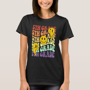 Hey 5e klas leraar terug naar school Retro S T-shirt