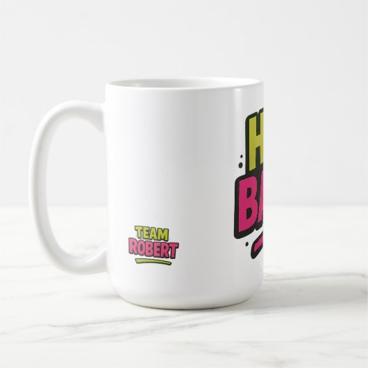 Hey, Babe? koffiemok (Links)