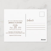 Hey Baby Boo Herfst Baby shower Briefkaart (Achterkant)