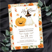 Hey Baby Boo Herfst Halloween Baby shower Kaart