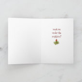 HEY BABY **WIL ME ONDER DE MISTLETOE BIJEENKOMEN?* KAART (Binnen)