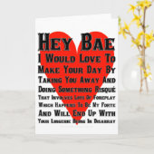 Hey Bae Kaart (Gele Bloem)