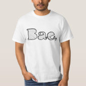 Hey Bae. vriendin vriendje slang T-shirt (Voorkant)