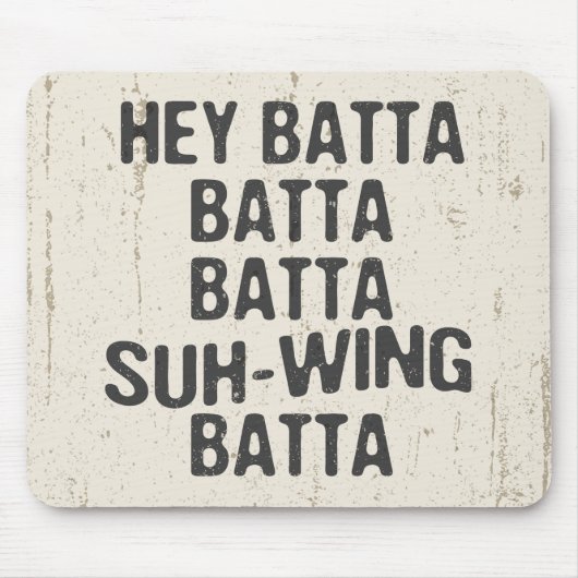 Hey Batta Batta -814 Muismat (Voorkant)