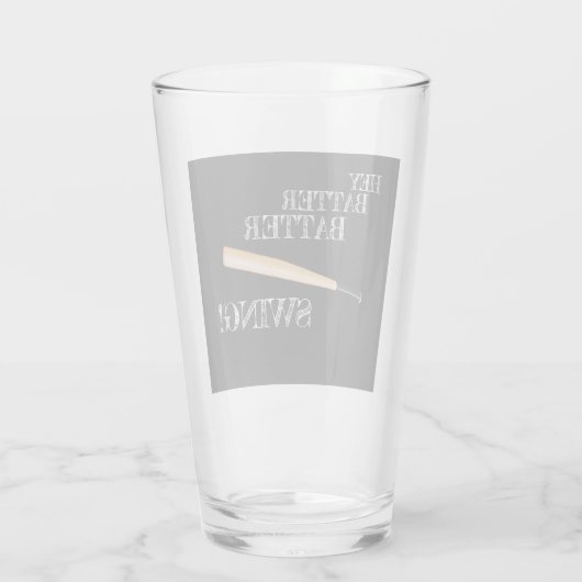 Hey Batter Batter Swing Glas (Achterkant)