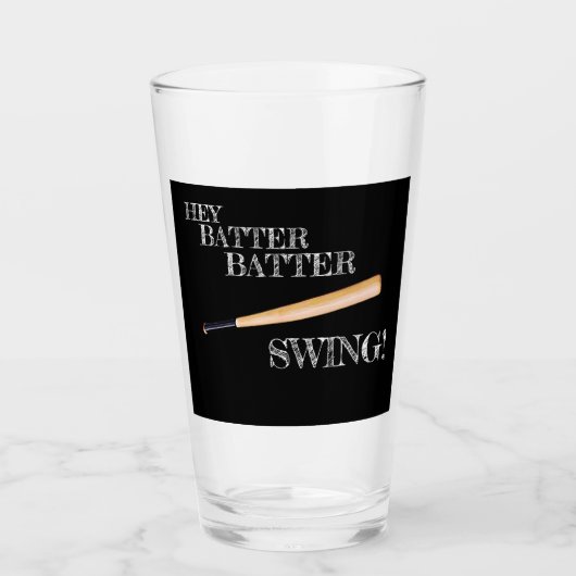 Hey Batter Batter Swing Glas (Voorkant)