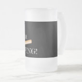 Hey Batter Batter Swing Matglas Bierpul (Voorkant rechts)