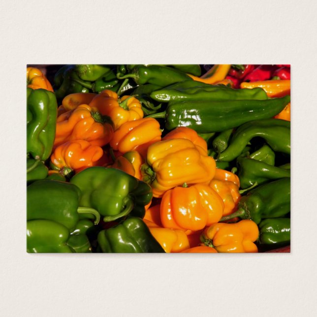 Hey Bell Peppers Visitekaartjes (Voorkant)