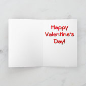 "Hey… Ben geen Squirrely… Ben Mijn Valentijn! " Feestdagen Kaart (Binnen)