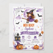 Hey Boo! 4e verjaardagsfeestje Kaart (Voorkant)