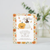 Hey Boo 5e verjaardag Halloween (Staand voorkant)