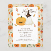 Hey Boo 5e verjaardag Halloween (Voorkant)