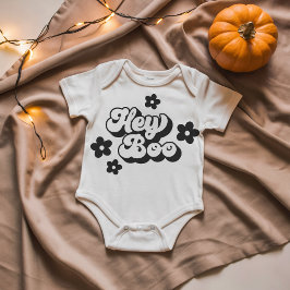 Hey Boo Baby Bodysuit – Schattigee Halloween Baby