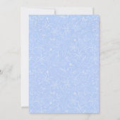 Hey Boo Blue Ghost Halloween Birthday Kaart (Achterkant)