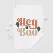 Hey Boo Boho Halloween Hey Boo Ghost Golfhanddoek (Insitu)
