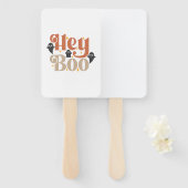 Hey Boo Boho Halloween Hey Boo Ghost Handwaaier (Voorkant en achterkant)
