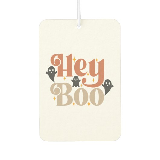 Hey Boo Boho Halloween Hey Boo Ghost Luchtverfrisser (Voorkant)