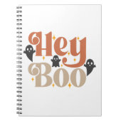 Hey Boo Boho Halloween Hey Boo Ghost Notitieboek (Voorkant)