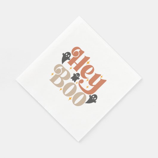 Hey Boo Boho Halloween Hey Boo Ghost Servet (Hoek)