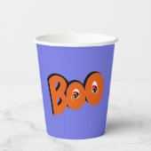 Hey Boo Did I Scare You Typography Drawing Art Papieren Bekers (Achterkant)