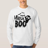 Hey Boo Funny Halloween T-shirt (Voorkant)