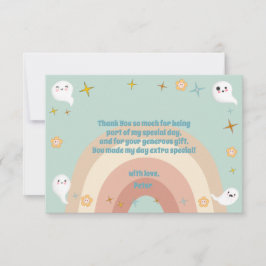 Hey boo goovy halloween retro kinderen verjaardag bedankkaart