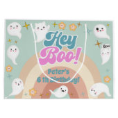 Hey boo goovy halloween retro kinderen verjaardag groot cadeauzakje (Achterkant)