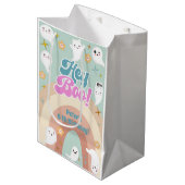 Hey boo goovy halloween retro kinderen verjaardag medium cadeauzakje (Voorkant Gekanteld)