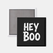 Hey Boo Grappige Halloween Ghost Magneet (Voorkant / Achterkant)