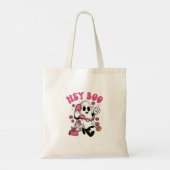 Hey Boo - Groovy Geest Halloween Tote Bag (Achterkant)