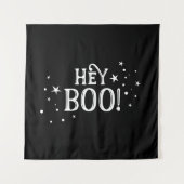Hey Boo! Halloween Backdrop party banner Wandkleed (Voorkant)