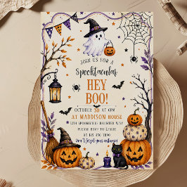 Hey Boo Halloween Feest Kaart