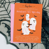 Hey Boo Halloween Feestuitnodiging - Schattigee Ge Kaart