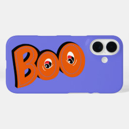 Hey Boo heb ik je bang gemaakt voor typografie tek iPhone 16 Hoesje