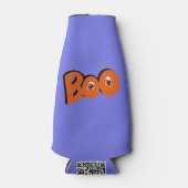 Hey Boo heb ik je bang gemaakt voor typografie tek Flesjeskoeler (Voorkant)