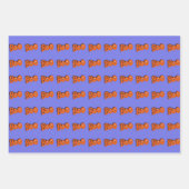 Hey Boo heb ik je bang gemaakt voor typografie tek Inpakpapier Vel (Voorkant)